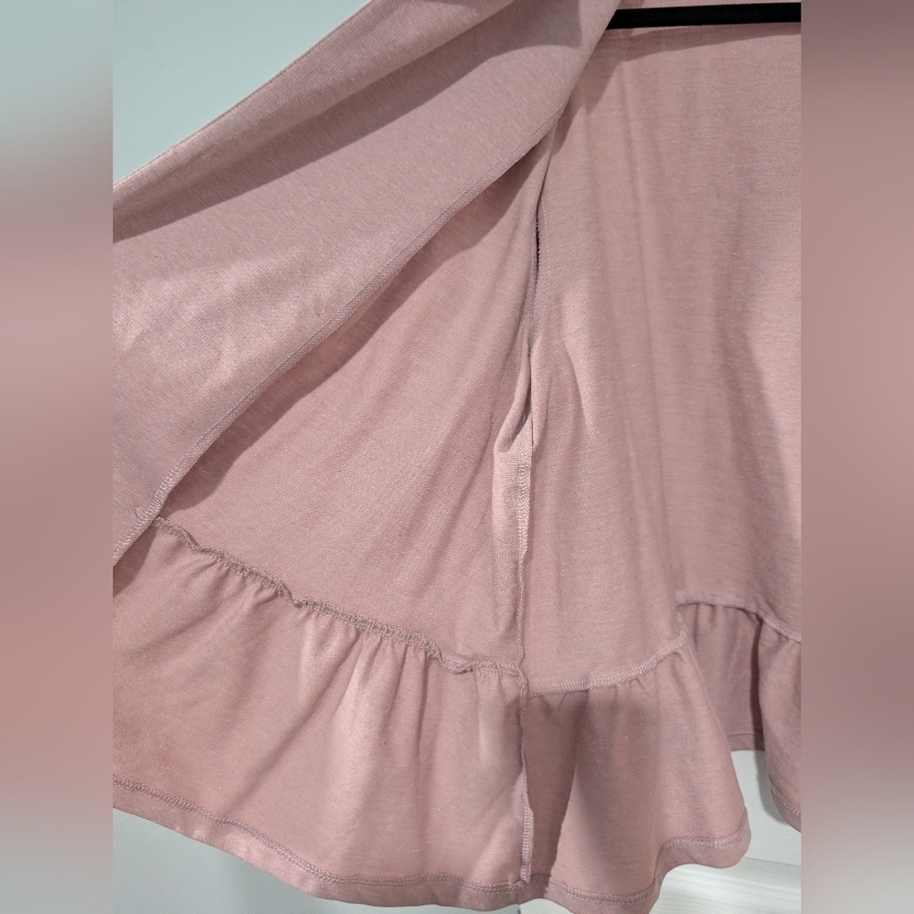 NWT Lane Bryant Mauve Pink Pearl Embellished Open Front Jacket in Size 18/20 - Picture 11 of 14